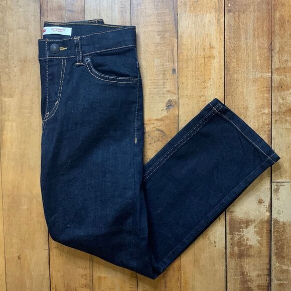 Boys size 7 Levis Jeans Performance 511 slim dark wash adjustable waist Vintage - Picture 1 of 7